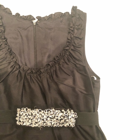 Vera Wang Black Silk Dress - Picture 5 of 6